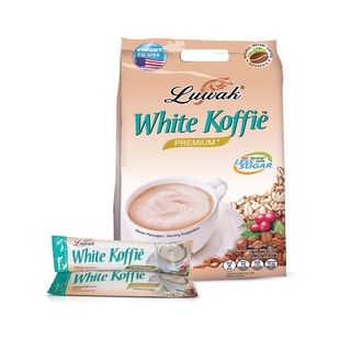 WHITE KOFFIE LESS SUGAR BAG M (19 PC)