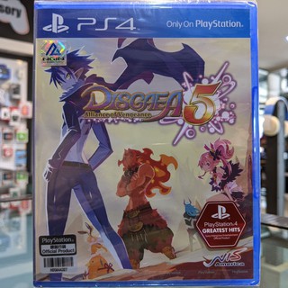 (ภาษาอังกฤษ) มือ1 PS4 Disgaea 5 Alliance of Vengeance เกมPS4 แผ่นPS4 (เล่นกับ PS5 ได้ Disgaea5 Turn Base RPG)