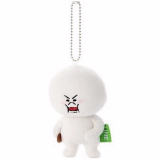 แท้ 100% จากญี่ปุ่น พวงกุญแจ ไลน์ LINE Character Anime Moon MN-7 Plush Doll Ball Chain