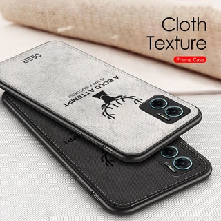 เคสโทรศัพท์มือถือ TPU นิ่ม แบบผ้า กันกระแทก ลายกวาง 3D สําหรับ Xiaomi Redmi 10 2022 10C 10 C Redmi10 Redmi 10 5G