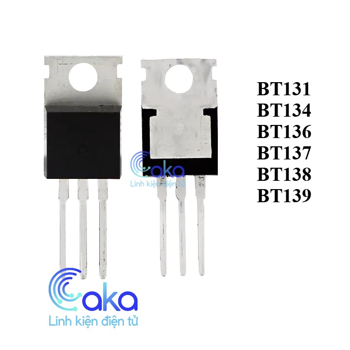 TRIAC ส่วนประกอบ BT131/BT134/136/137/138/139 600V อุปกรณ์เสริม