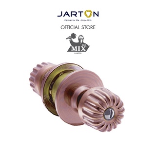 JARTON**MXC4630AC-S*P ลูกบิดMXห้องน้ำ หัวฟักทองรมดำแดง จานเล็ก*แผง