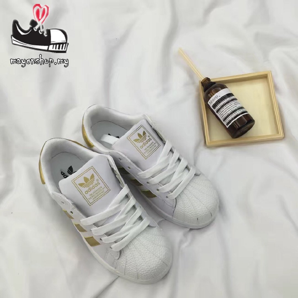 Adidas Superstar Skateboard รองเท้าผ้าใบลําลองสําหรับผู้ชายผู้หญิง