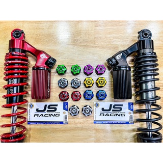 เม็ดปรับคอมเพรสชั่นแบบแต่ง JS racing  สำหรับโช๊ค Profender เท่านั้น ตรงรุ่น งานอลูมิเนียมชิ้นงาน 2 สี สำหรับสายซิ่ง ใส่แทนของเดิมได้เลย ไม่ต้องดัดแปลง