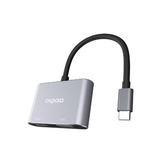 Rapoo รุ่น XD10V USB-C Multi function Adapter (XD10V)