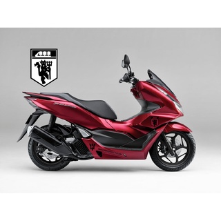 สติกเกอร์รถมอเตอร์ไซค์ Honda PCX160 ฮอนด้า PCX160  New concept  Fc Lover น้อนปีศาจแดง 😈♥️  Pre-order