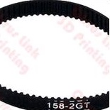 สายพานไทม์มิ่งประเภท: GT2 / 2GT 158mm สายพาน 6mm