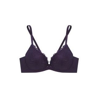 Sabina เสื้อชั้นใน (มีโครง) รุ่น Habpy Lady รหัส HBPW4007VD สีม่วงเข้ม
