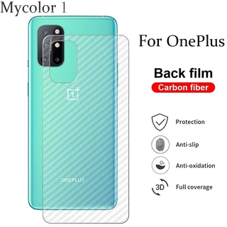 ฟิล์มหลังลายเคฟล่า Oneplus 9 8t Pro 7t 7 6t 6 Nord N10 N100