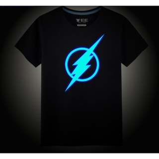 เสื้อยืด ลาย Glow In The Dark S-XXXL FLASH GID Republic