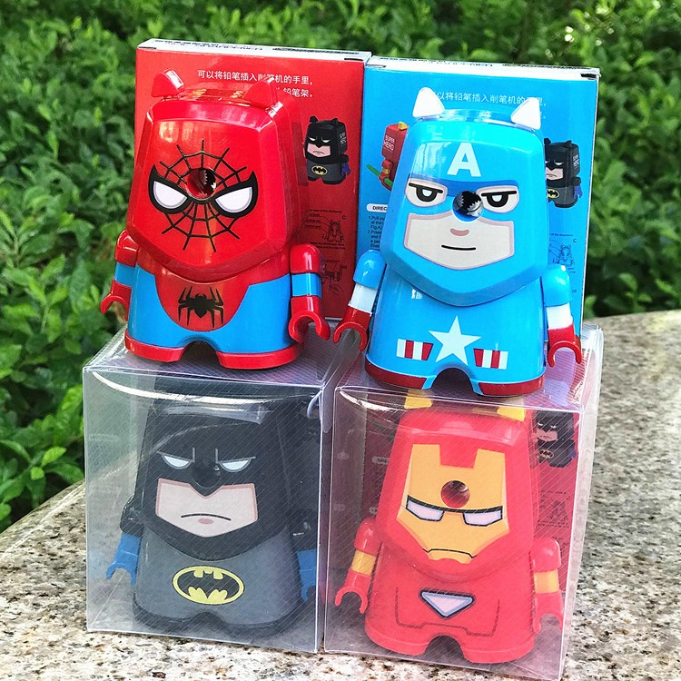 กบเหลาดินสอลายการ์ตูน (superhero) กบเหลาแฟนซี กบเหลาดินสอสี กบเหลาน่ารัก