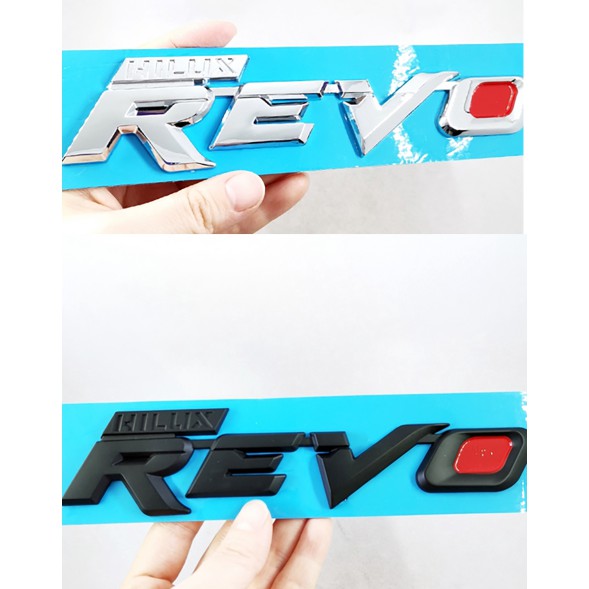 โลโก้ตัวอักษร โตโยต้า รีโว่ ABS Black HILUX REVO Logo Car Auto Emblem Badge Sticker Decal For TOYOTA REVO