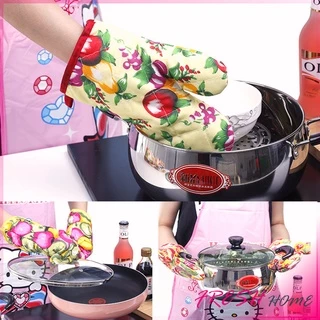 ถุงมือกันความร้อน ถุงมือไมโครเวฟ จัดเก็บสะดวก จัดส่งคละลาย Cooking gloves