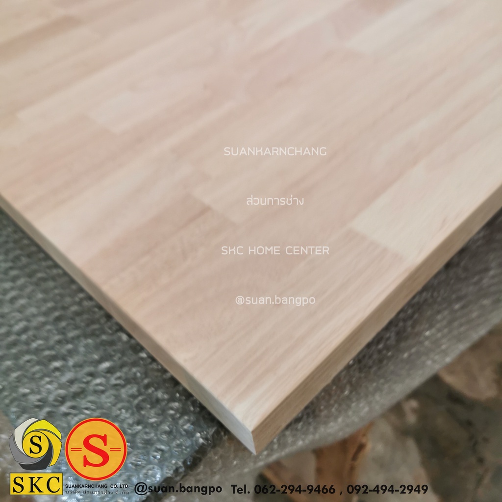 โต๊ะกินข้าว 20 mm 60 x 80 cm ไม้ยางพาราประสาน สวย 1 หน้า ไม่ทำสี โต๊ะ ชั้นวาง หิ้งพระ 60 x 75 , 50 x