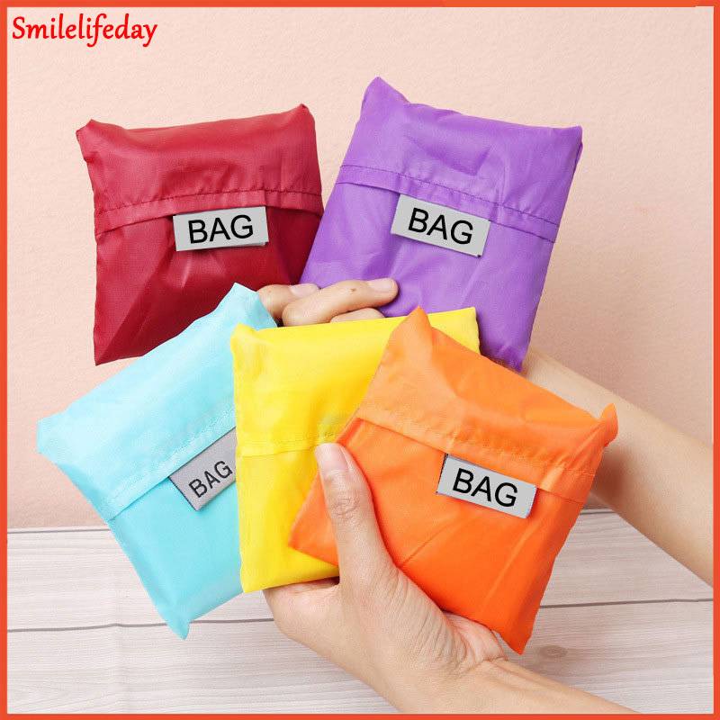 กระเป๋าอเนกประสงค์พับเก็บได้ Ecoreretote ผ้า Oxford แบบสบาย ๆ ความจุขนาดใหญ่กระเป๋าช้อปปิ้ง ที่บ้านถุงเก็บของ