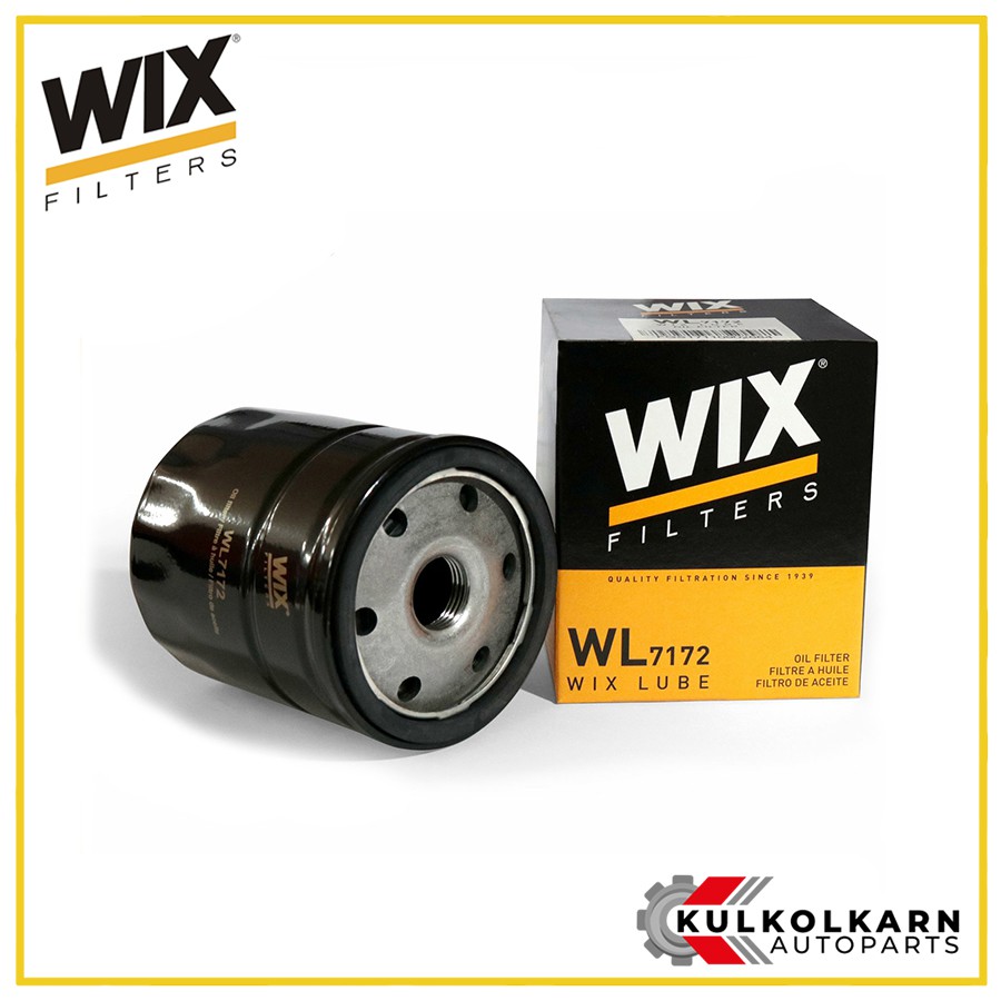 WIX กรองน้ำมันเครื่อง TOYOTA ฟอร์จูนเนอร์, วีโก้, รีโว, ตู้คอม ดีเซล (15เหลี่ยม) (WL7172)