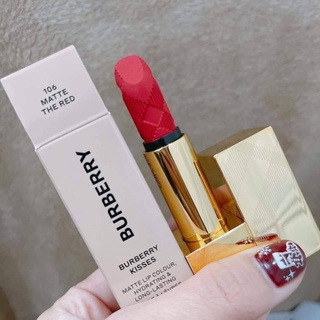 ลิปสติก Burberry Kisses Lipstick Mini 1g. สี Matte The Red No.106