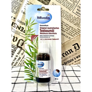 ที ทรี อยยล์ 100%30 มล. Mivolis Tea Tree Oil 100% 30 ml (Teebaumol )