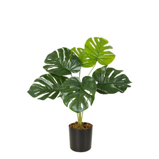 Hot Sales Monstera Plants พืชประดิษฐ์พลาสติกบอนไซประดิษฐ์สําหรับตกแต่งบ้าน 45ซม.