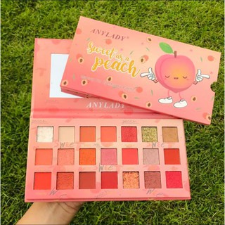 Anylady Soft eyeshadow Sweet palette 🍑อายเชโดวพาเลส ทาตา 21 ช่อง