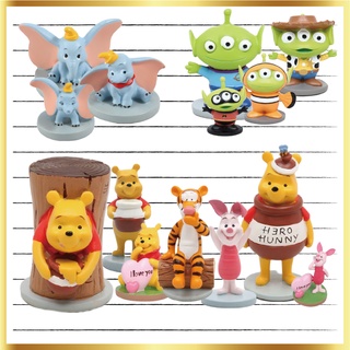 Daiso ฟิกเกอร์ Disney Winnie the Pooh Pixa Toy Story Disney Dumbo สไตล์เกาหลี