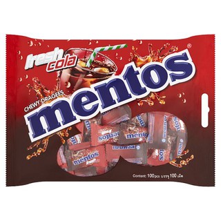 ราคาพิเศษ!! เมนทอส เฟรช โคล่า ลูกอมกลิ่นโคล่า 100 เม็ด Mentos Fresh Cola, candy, cola flavor 100 tablets