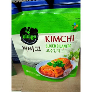 Bibigo Kimchi กิมจิ อันดับ 1 จากเกาหลี  100 กรัม (ผัดกาดขาวหั่นผสมผักชี) พร้อมทาน