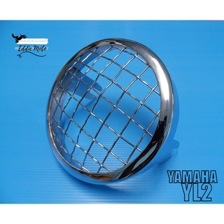 YAMAHA YL2 YL 2 HEADLIGHT PROTECTOR "CHROME"  // ตะแกรงครอบไฟหน้า เหล็กชุบโครเมี่ยม สินค้าคุณภาพดี