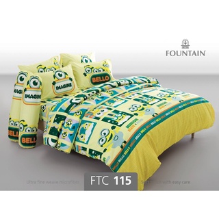 FTC115: ผ้าปูที่นอน ลาย Minion/Fountain