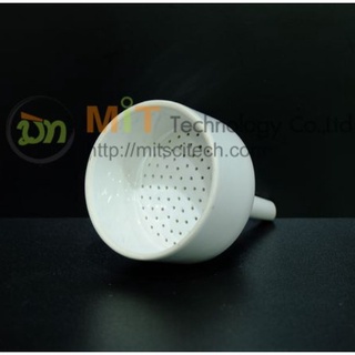 Buchner Funnel Porcelain For Paper 55mm ,70mm,90mm,110mm,125mm 1000C (GLASSCO) กรวยกรอง เป็นเซรามิค