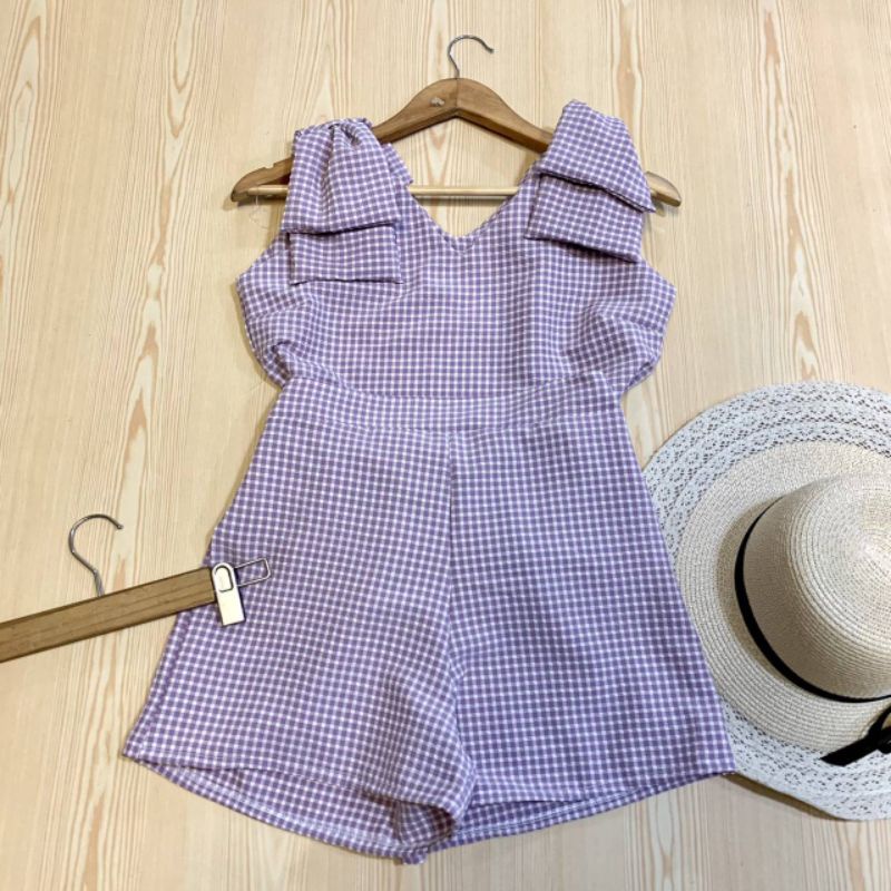 ชุดเซ็ท เสื้อกางเกงลายสก็อต คอวี ดีเทลน่ารัก สวยเกร๋ มีโบว์ที่บ่า 2 ข้าง กางเกงใส่ยางยืดข้างหลังขอบเอวสูง ผ้าดีมาก มี8สี - รูปที่ 5