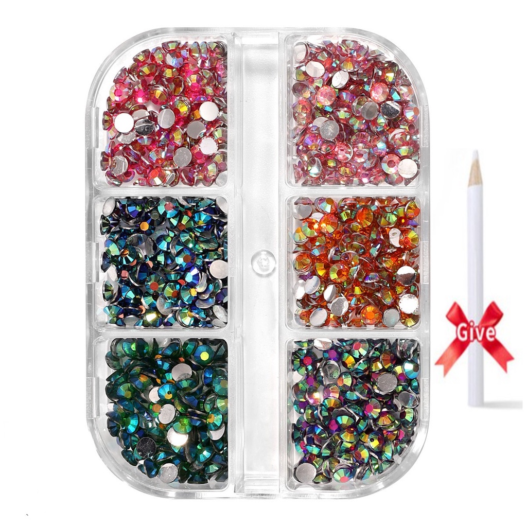 Monja Monja เล็บ 3d ตกแต่ง Rhinestone เล็บอุปกรณ์เสริม - รูปที่ 5