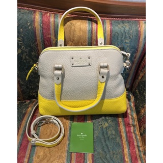 Kate Spade New York Crossbody (Grey/Yellow) ใหม่อุปกรณ์ครบ