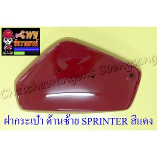 ฝากระเป๋า SPRINTER สีแดง ขวา/ซ้าย (33328)