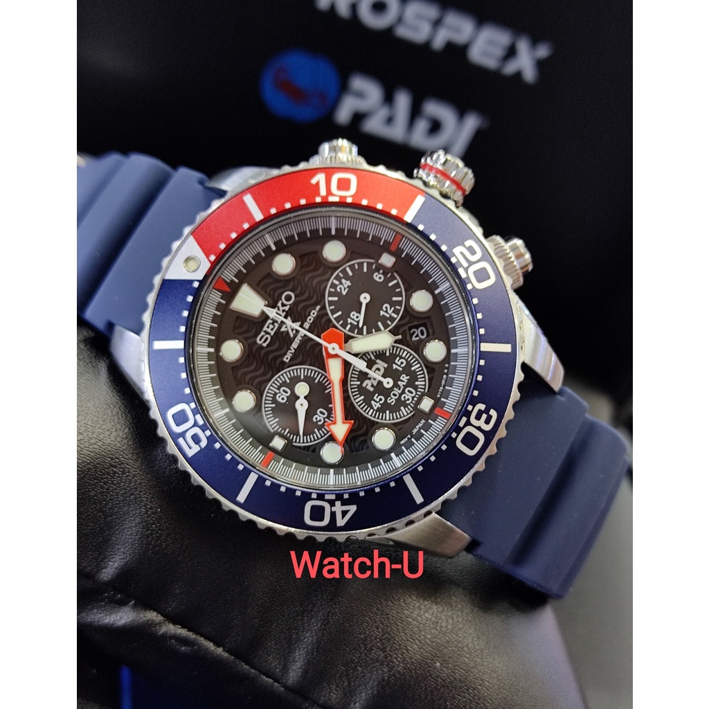 นาฬิกา SEIKO SOLAR PADI Special Edition Chronograph Diver's 200 m. รุ่น SSC785P1 SSC785P SSC785 รหัสเดิม SSC663P1