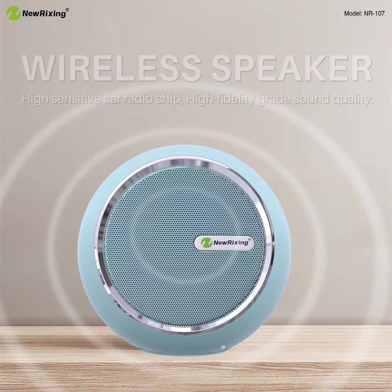 New Rixing NR-107 Bluetooth 5.0 ลำโพงบลูทูธ TWS เสียงดี เบสแน่น ของแท้ ...