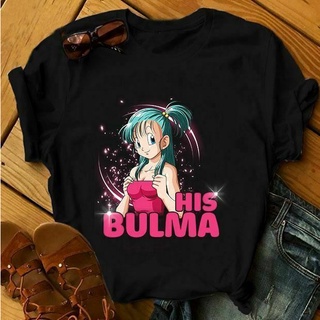 เสื้อยืดลําลอง พิมพ์ลาย Bulma สําหรับผู้ชายS-5XL