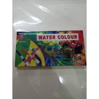 สีน้ำกล่อง Water Colour 12 สี