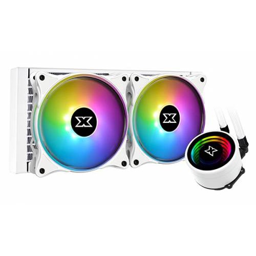 (CPU Water Cooler) Xigmatek Aurora 240 ARGB white