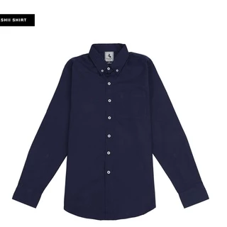 PHASHII SHIRT เสื้อเชิ้ตผู้ชายแขนยาว คอปก สีพื้น ผ้า COTTON OXFORD ใส่สบาย เนื้อผ้านุ่ม ขายดีมาก!