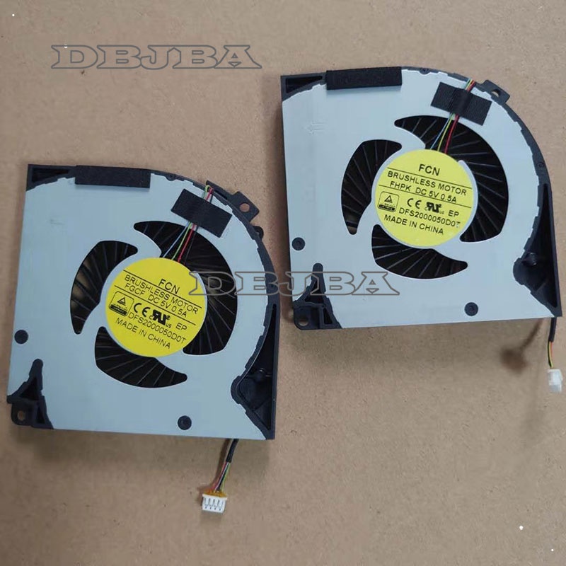 CPU + พัดลมคูลเลอร์ GPU สําหรับ Gigabyte Aorus X5 X5S X7 V2 V5 V6 DFS2000050D0T FGCF FHPK