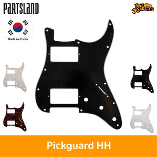 WSC Partsland Pickguard HH ปิ๊กการ์ด 2 Humbucker 3-PLY Made in Korea