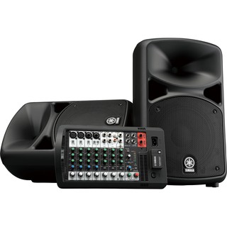 YAMAHA STAGEPAS 600BT เครื่องเสียงเคลื่อนที่ คลาส D 680 วัตต์ เพาเวอร์มิกเซอร์ 10 ชาแนล พร้อมไมค์ไดนามิกคู่