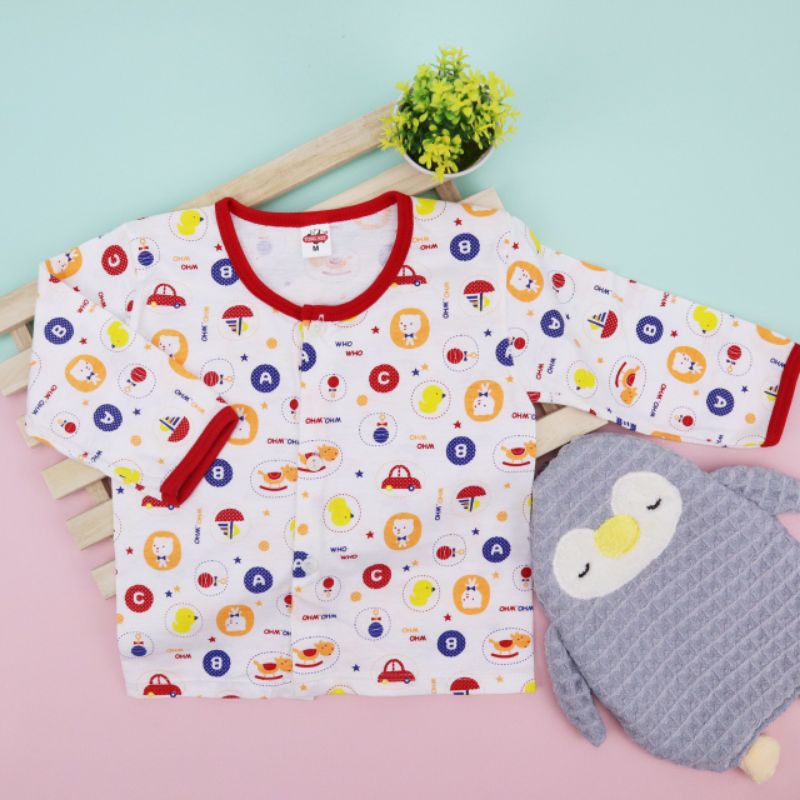 Baby hood เสื้อเด็กแขนยาวกระดุมหน้า(3-24เดือน)