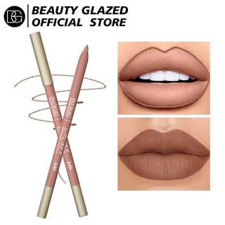 Beauty GLAZED เครื่องสําอาง ลิปสติก ลิปกลอส เนื้อแมตต์กํามะหยี่ กันน้ํา ติดทนนาน 4 สี