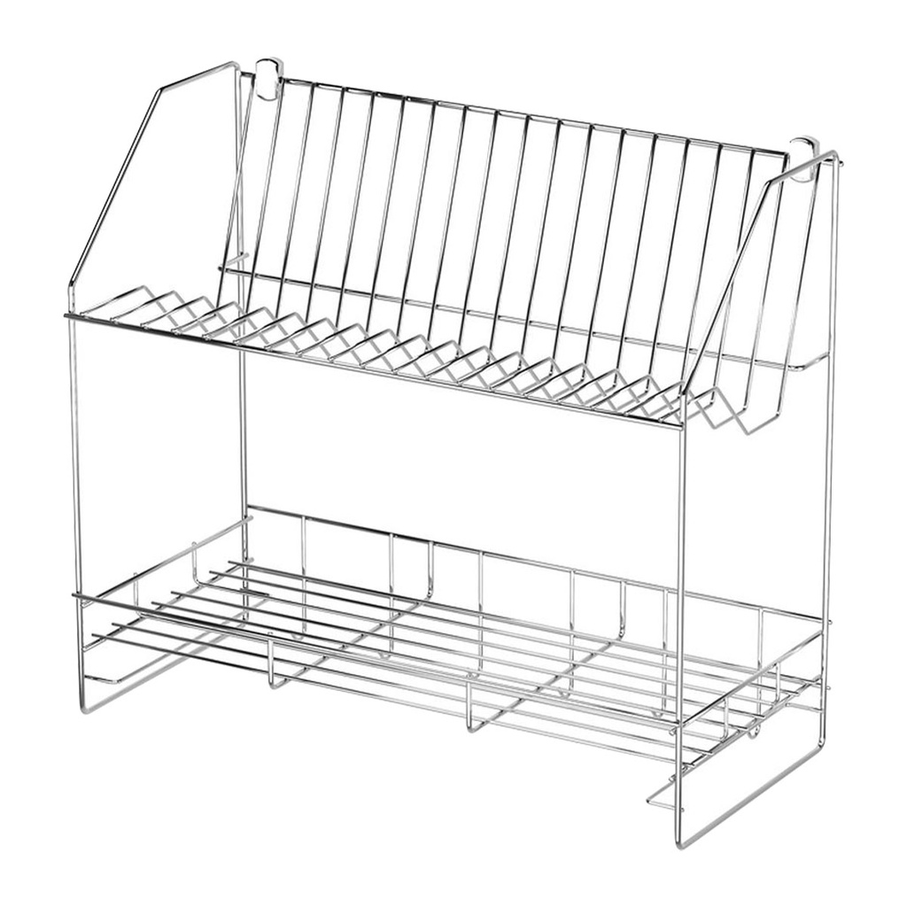 Chaixing Home ที่คว่ำจานสเตนเลสแบบติดผนัง 2 ชั้น Dylan KASSA HOME รุ่น KS-106-WD41 ขนาด 50 ซม.