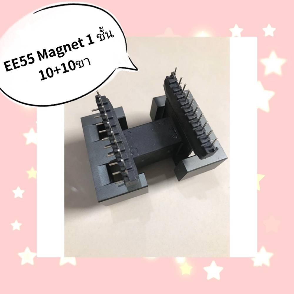 EE55 Magnet 1 ชั้น 10+10ขา
