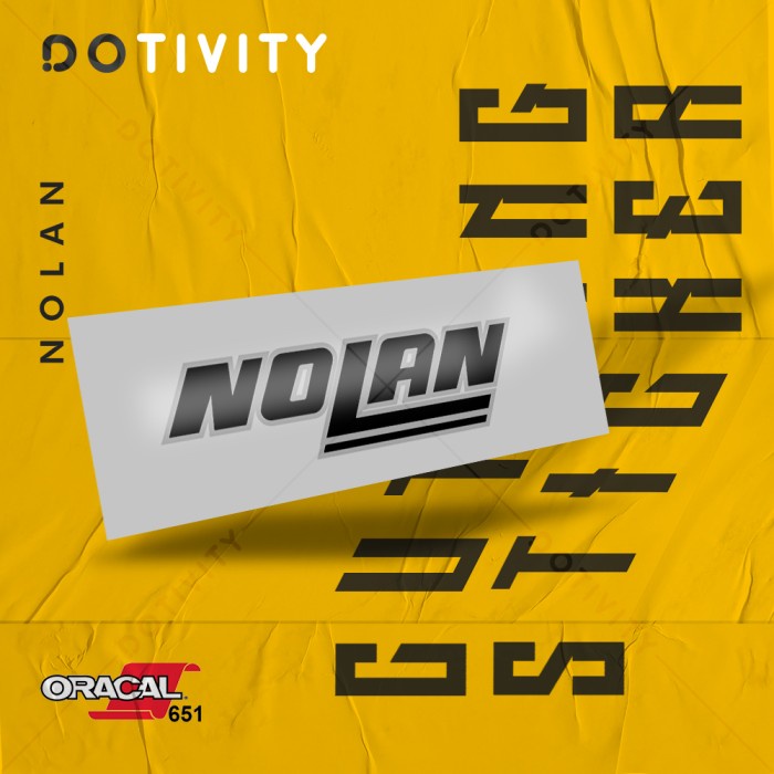 สติ๊กเกอร์ตัด NOLAN*