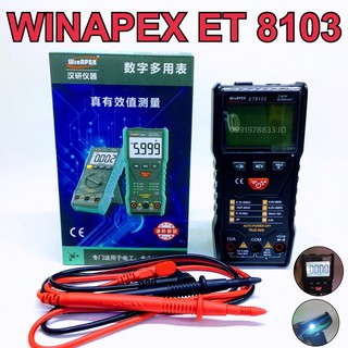 มัลติมิเตอร์ดิจิตอล WINAPEX ET8103 แท้ 100% Digital Multimeter มิเตอร์วัดไฟ ดิจิตอลมัลติมิเตอร์  มิเตอร์วัดไฟ