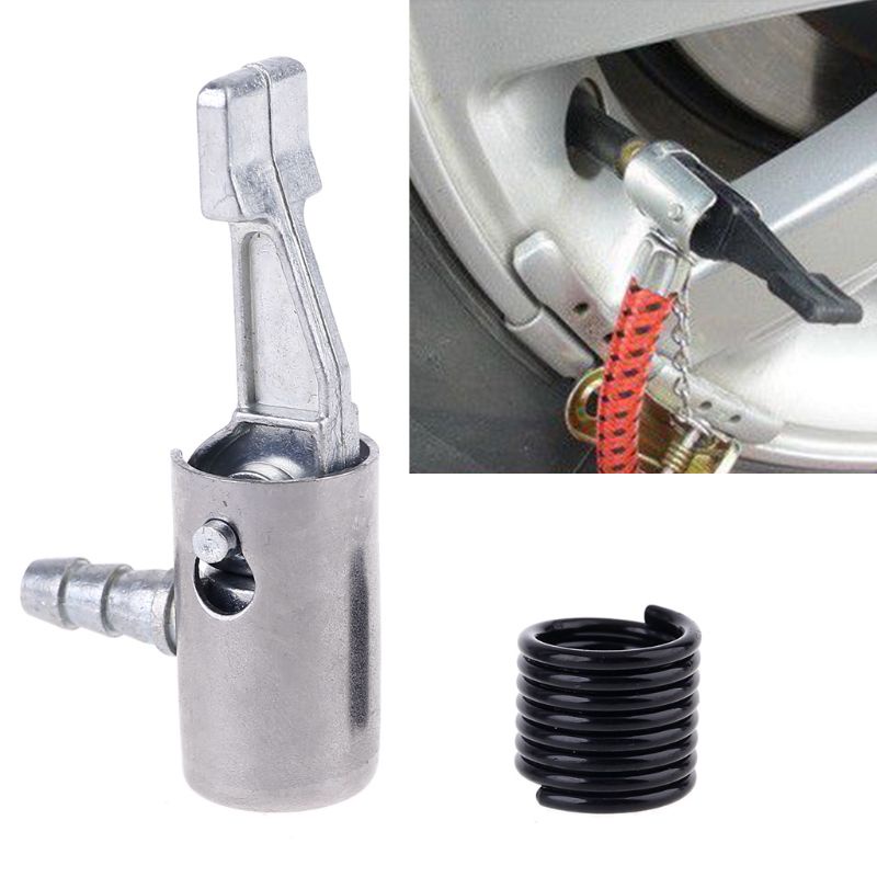 Brass tire inflator Lock on air Chuck,Mini air Compressor Portable tire